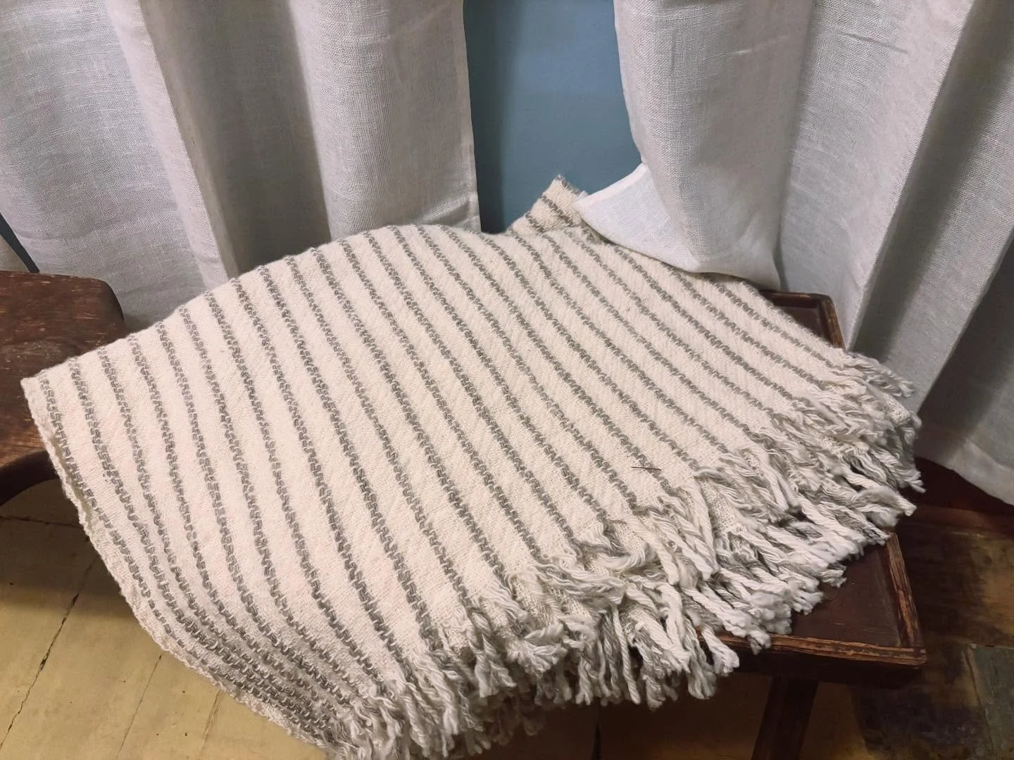 Blankets! We are so excited to have blankets for sale. Spun by @kingdomfleeceandfiberworks and woven into blankets by @blanketweave these 4x6 throws are so special. Made with our wool, shorn by @candoshearing the is past spring. These blankets will k
