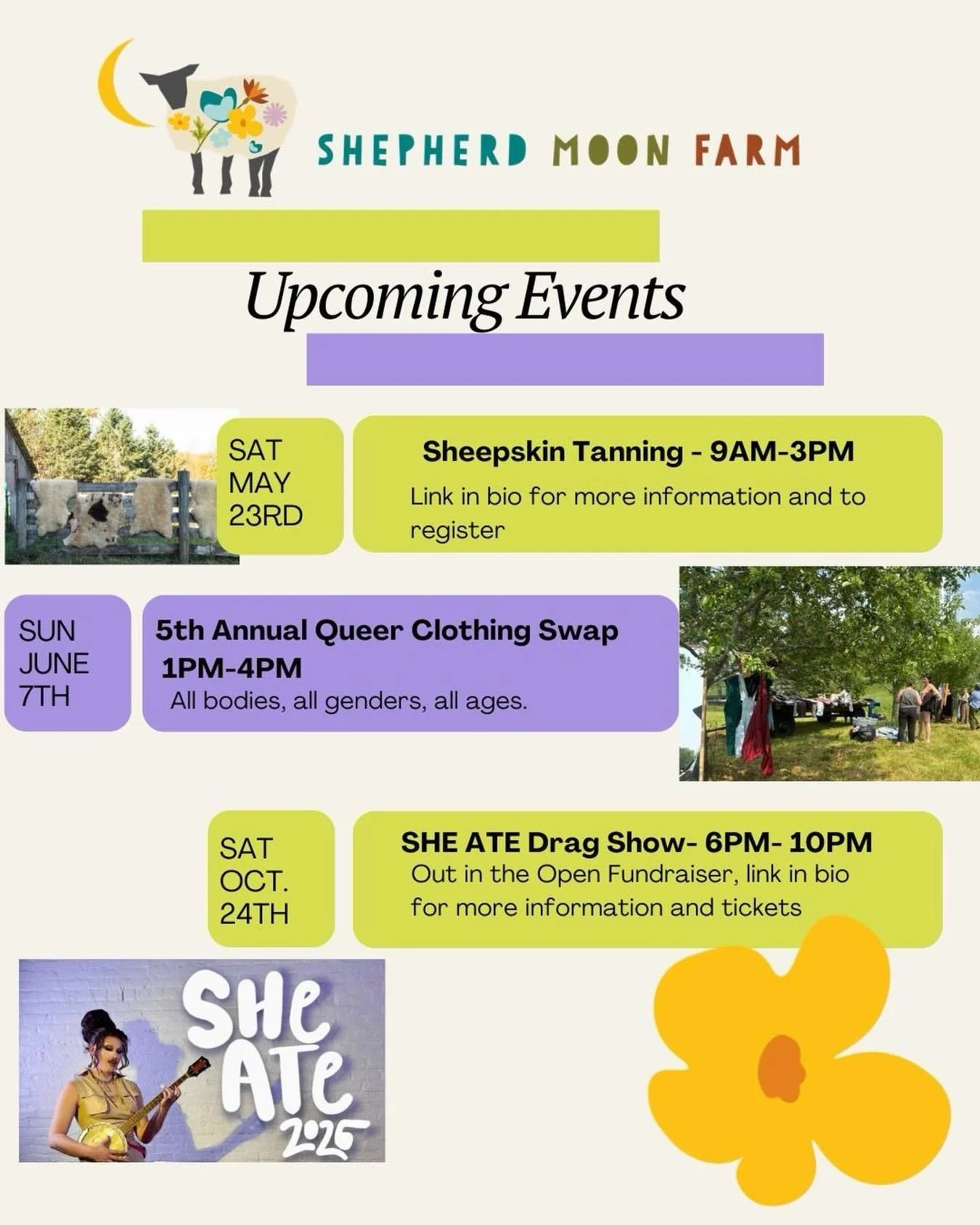 Entering our second season of cheese production, we are so excited for the year ahead. We&rsquo;ve got some amazing community events coming up this year! Read our first newsletter and sign up to get the occasional email too with the link in the bio. 