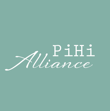 Logo with text 'PiHi Alliance' on a teal background