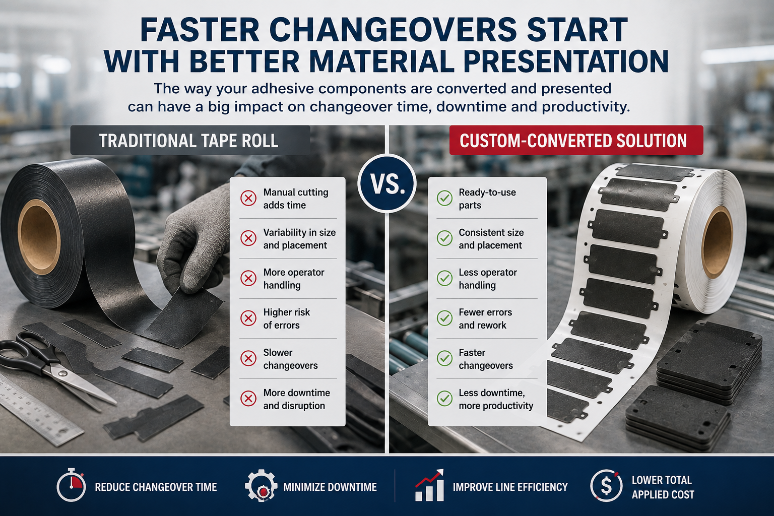 Faster Changeovers Start with Better Material Presentation