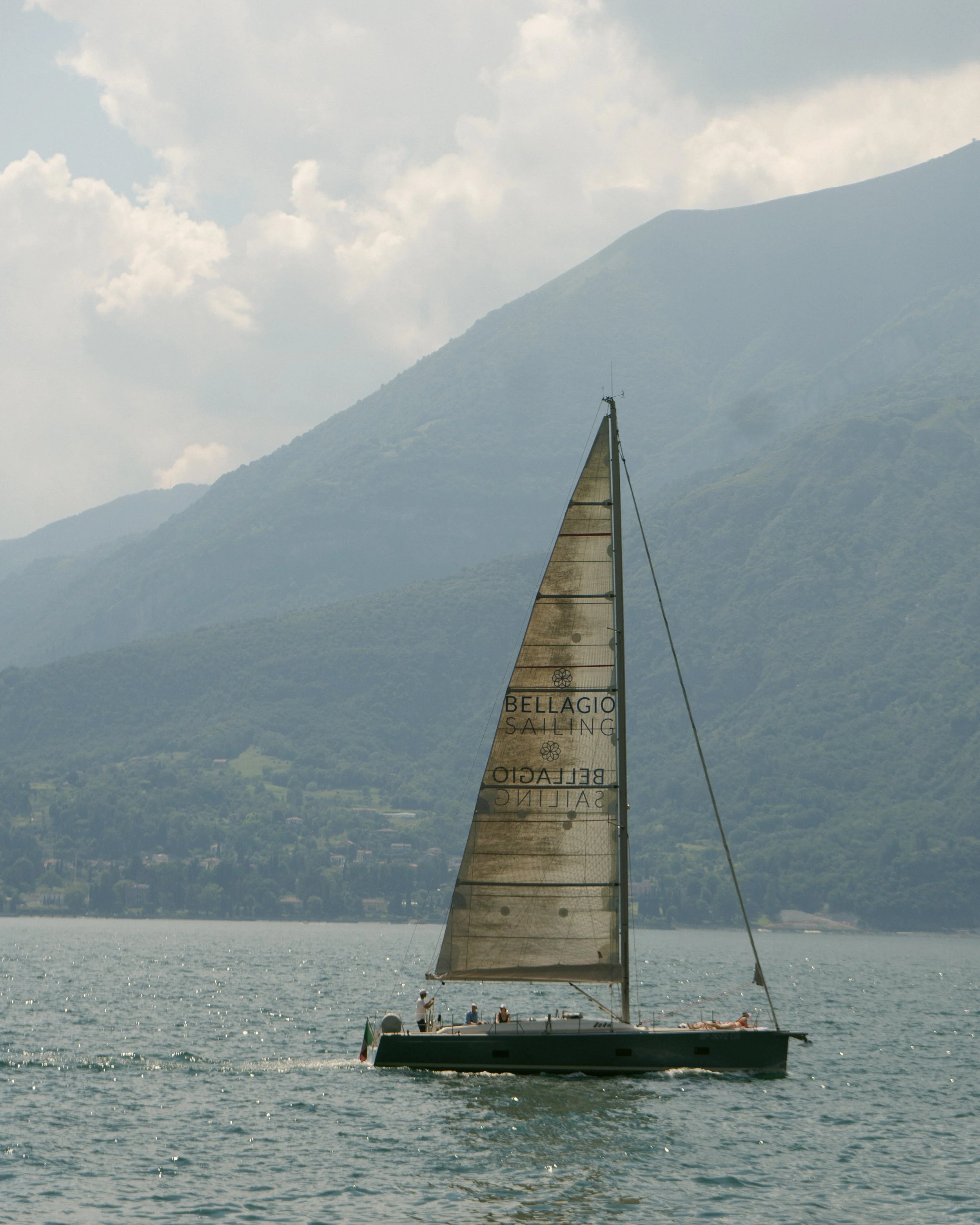 Sailboat Bellagio, Italy
