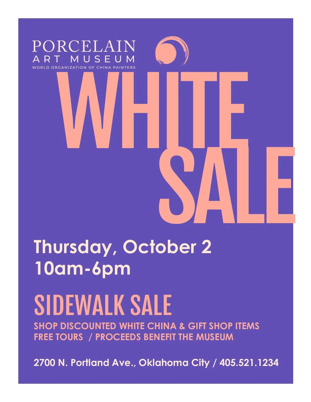 White China Sidewalk Sale