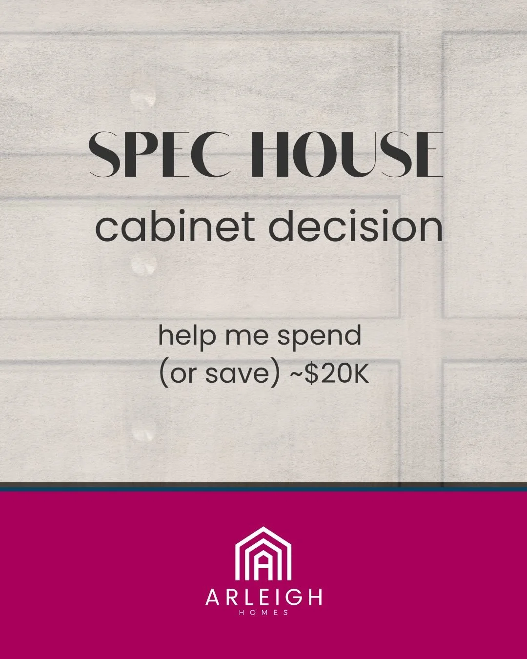 The fun part of building a spec home: asking the internet to spend (or save) money that isn&rsquo;t theirs. 🤔

Inset is ~$20K more than frameless. Help me decide.

Vote in my Story 

#edinamn #customhomebuilder #customkitchen #arleighondrew