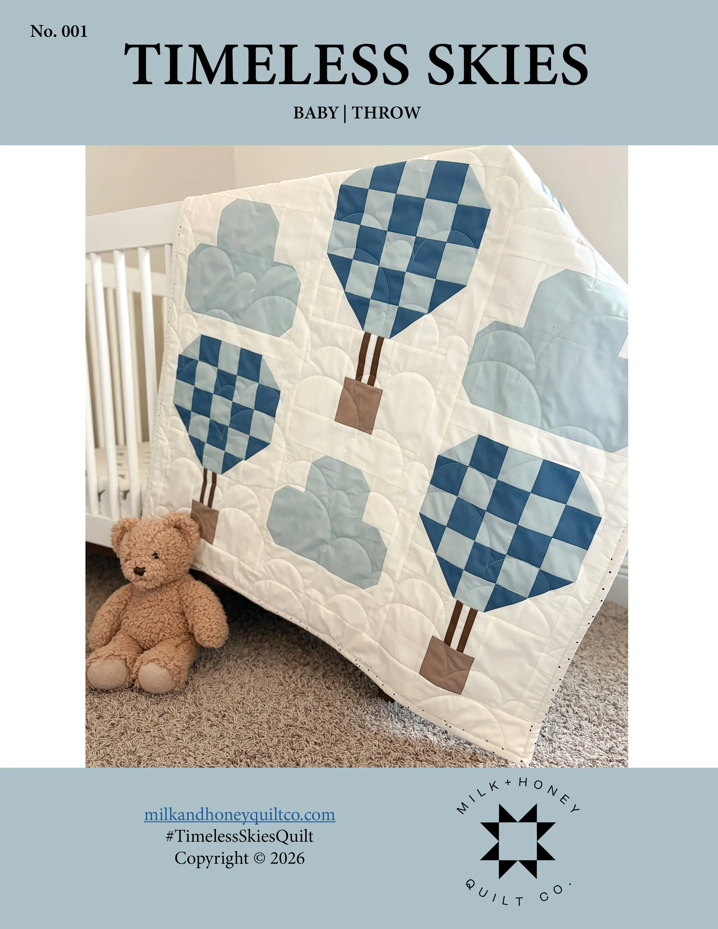 Timeless Skies Quilt Pattern - PDF