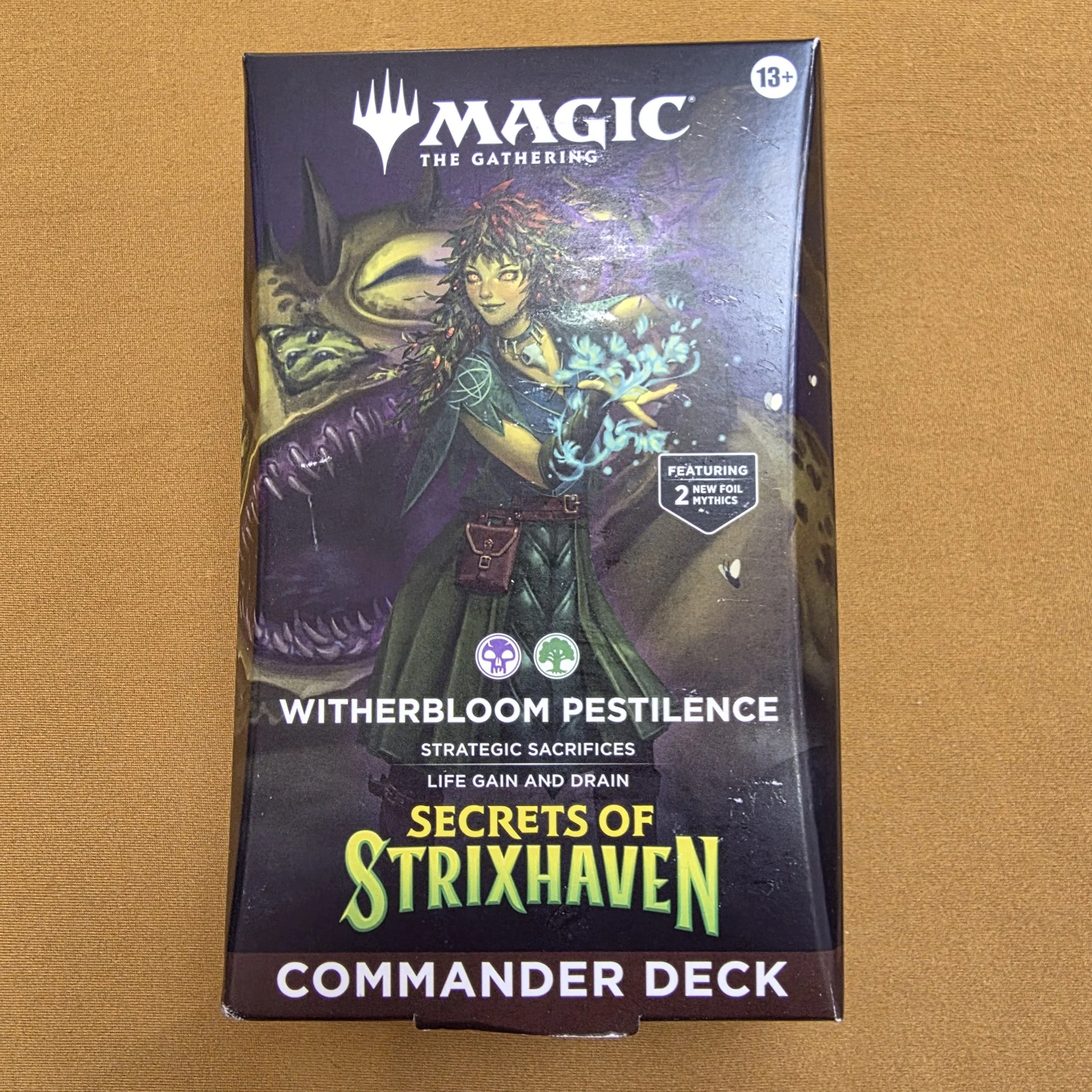 Secrets of Strixhaven "Witherbloom Pestilence" Sealed Commander Deck