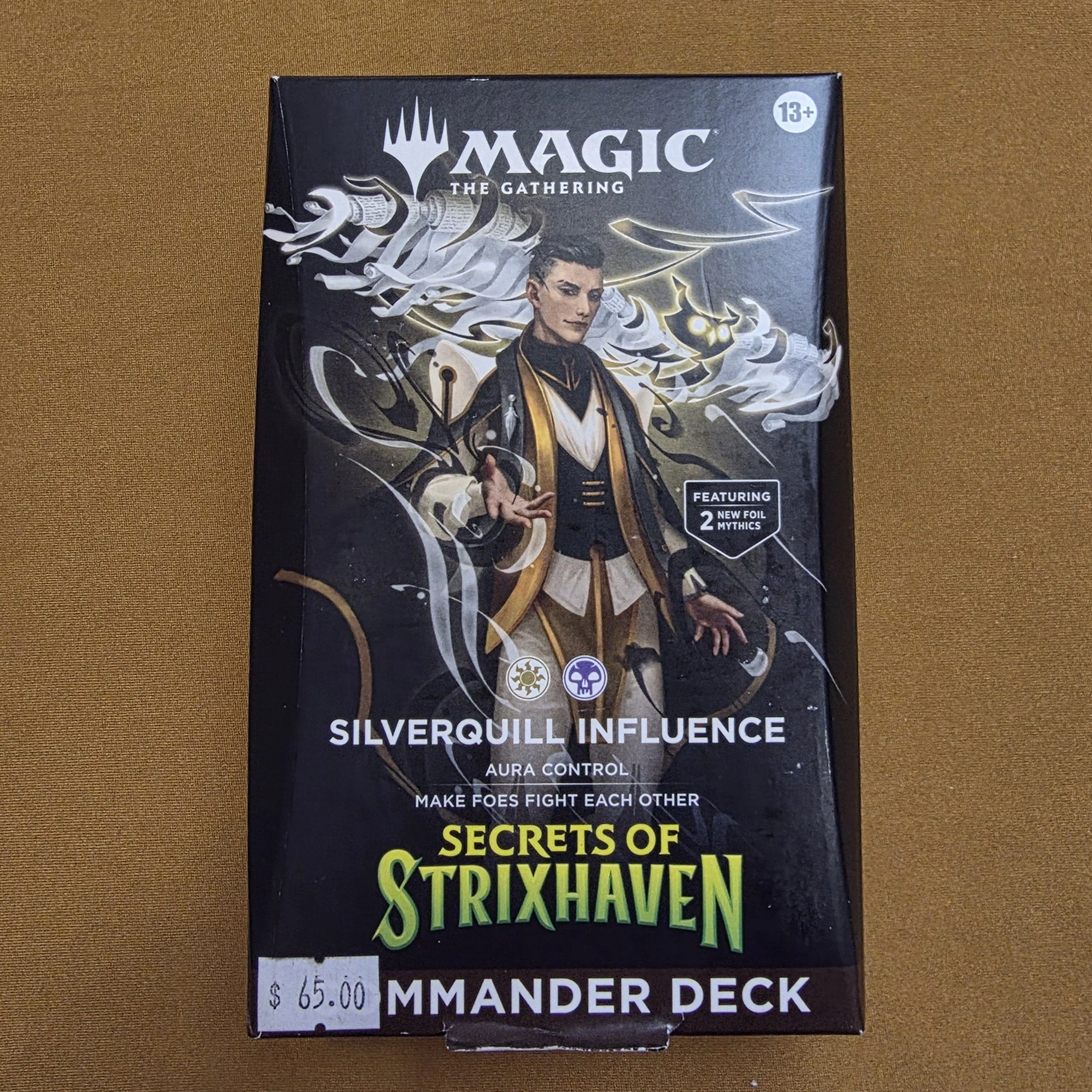 Secrets of Strixhaven "Silverquill Influence" Sealed Commander Deck