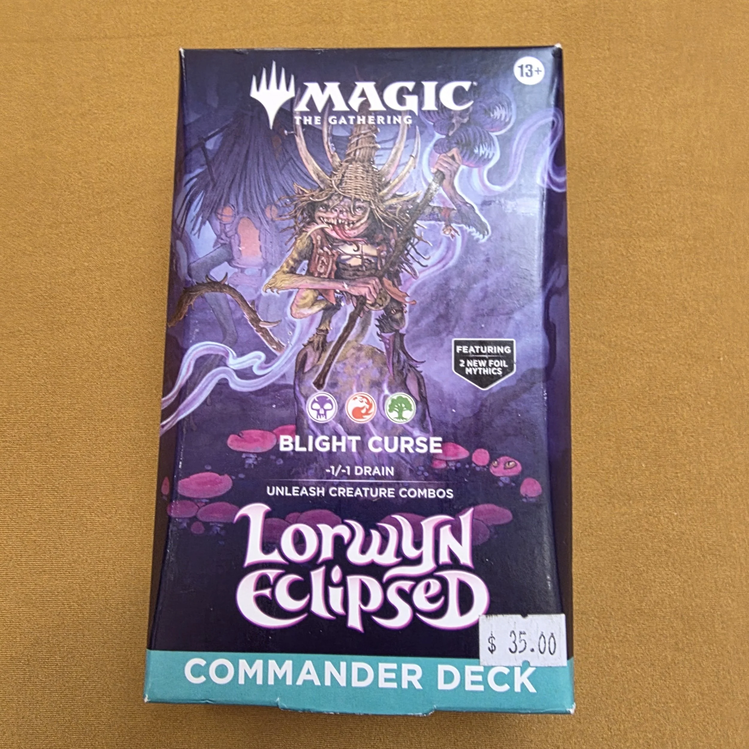 Lorwyn Eclipsed "Blight Curse" Sealed Commander Deck