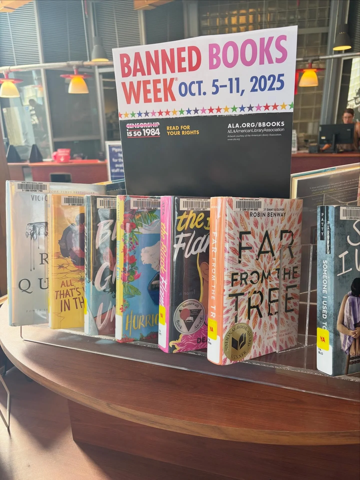 Want a FREE way to show your support of banned books week? Visit your local library and check out a challenged book with your library card!
