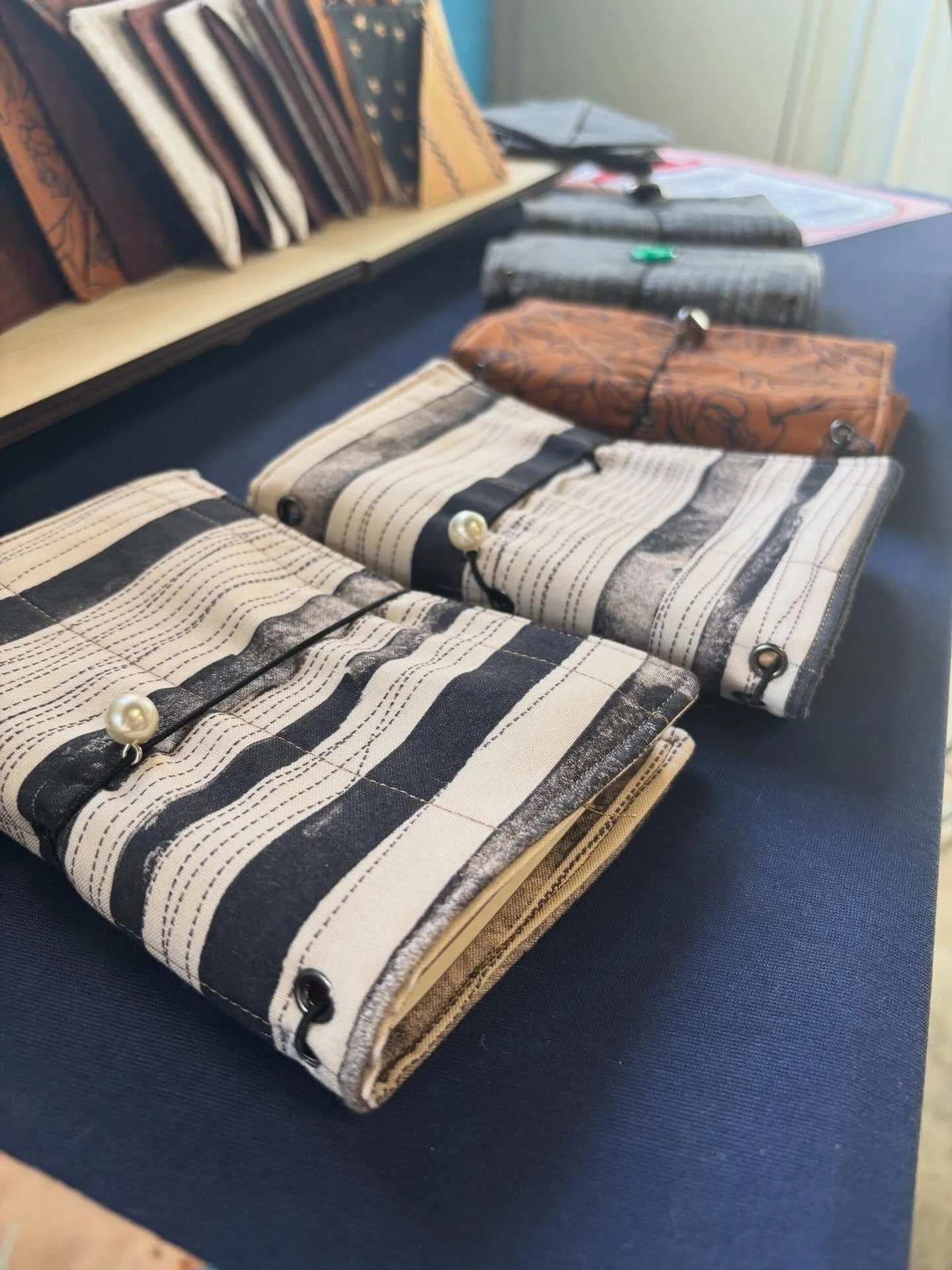 At the MadJax market tonight in Muncie and debuting the new journal wraps. The spring collection will be coming soon. 🌷