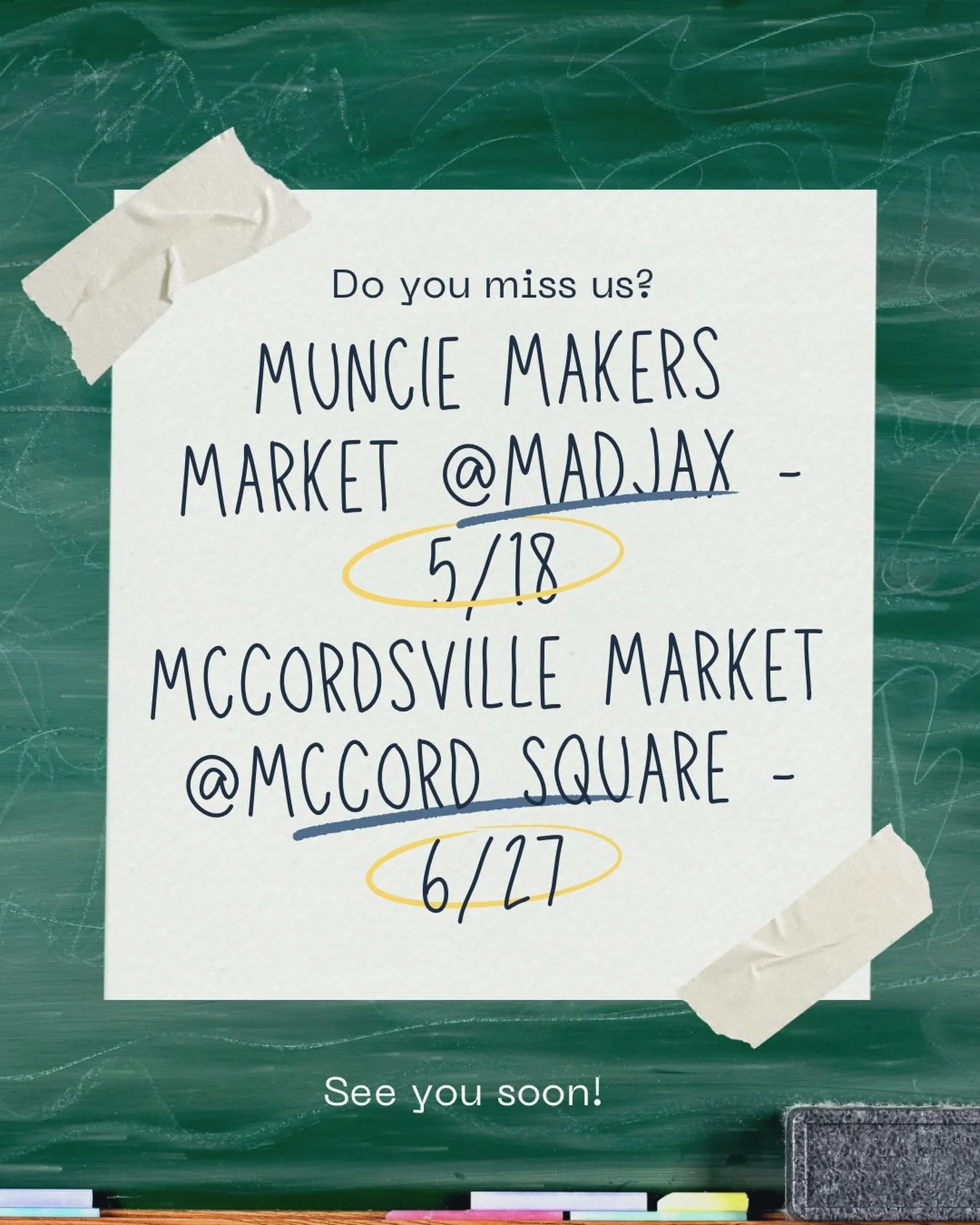 I miss seeing all of your faces! I can&rsquo;t wait to see you again at my next couple of markets.
