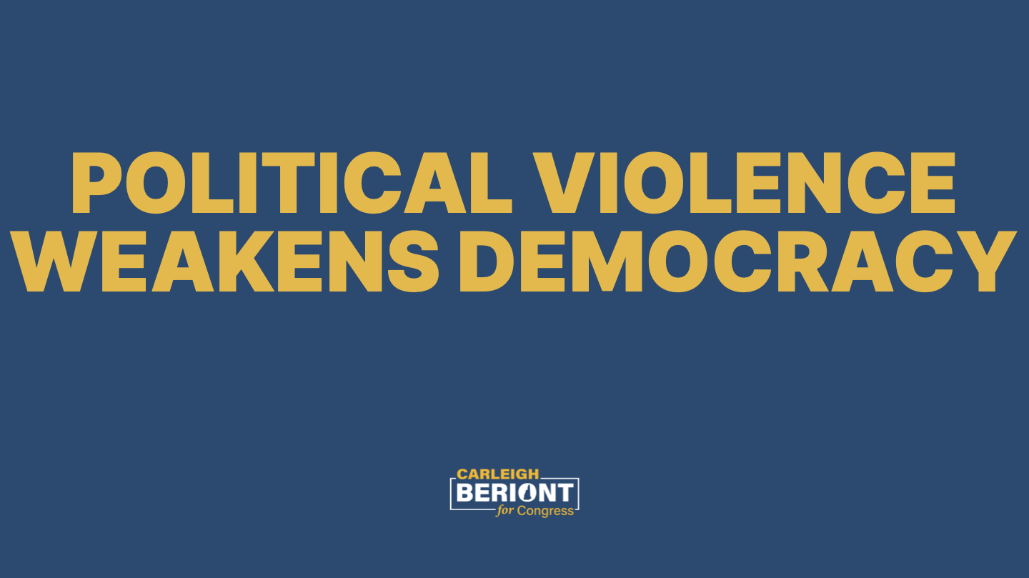 Carleigh’s Statement on Political Violence at Utah Valley University