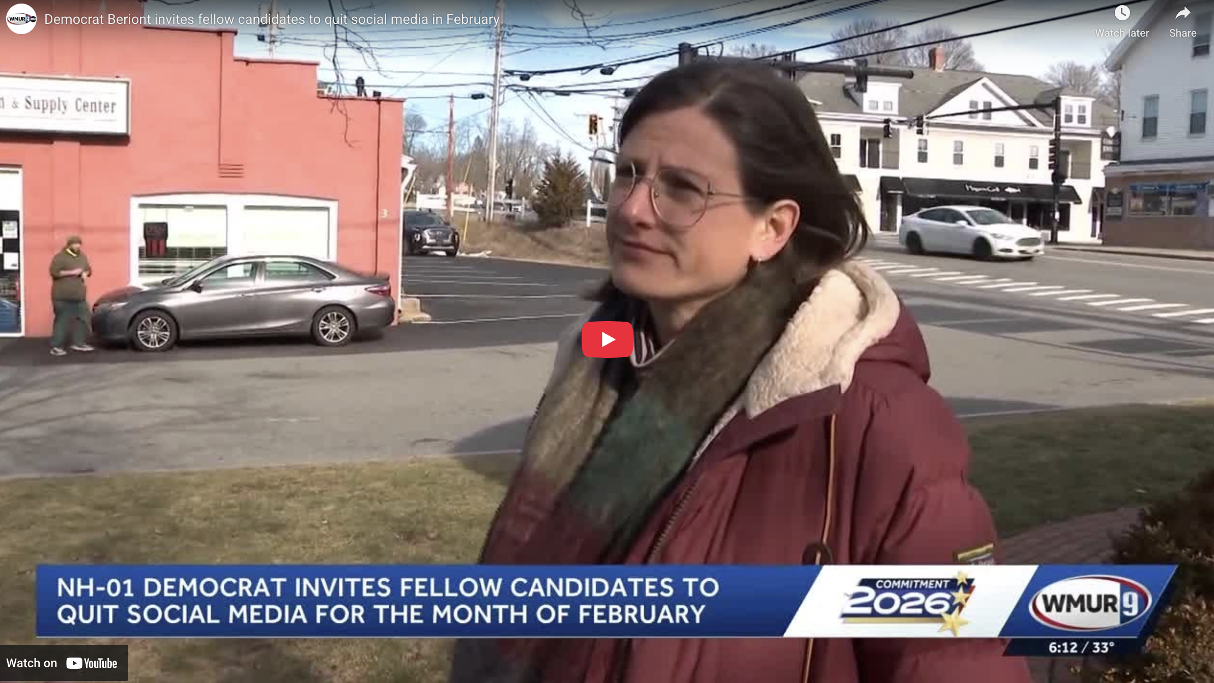 Video: Carleigh Beriont invites fellow candidates to quit social media in February
