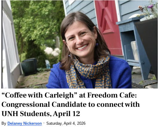 Interview: The New Hampshire Digital (UNH Campus Newspaper)