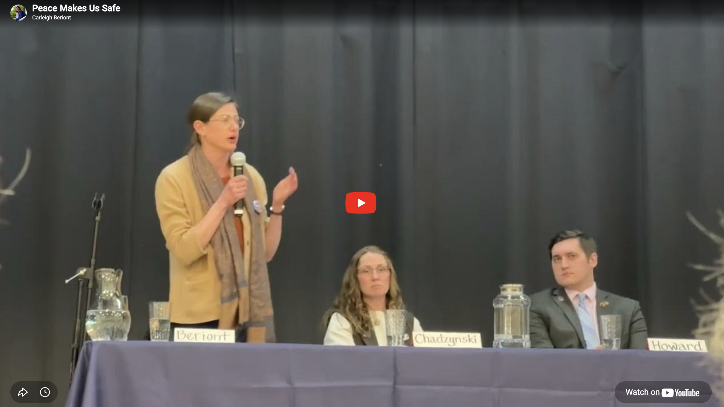 Video: Peace Makes Us Safe