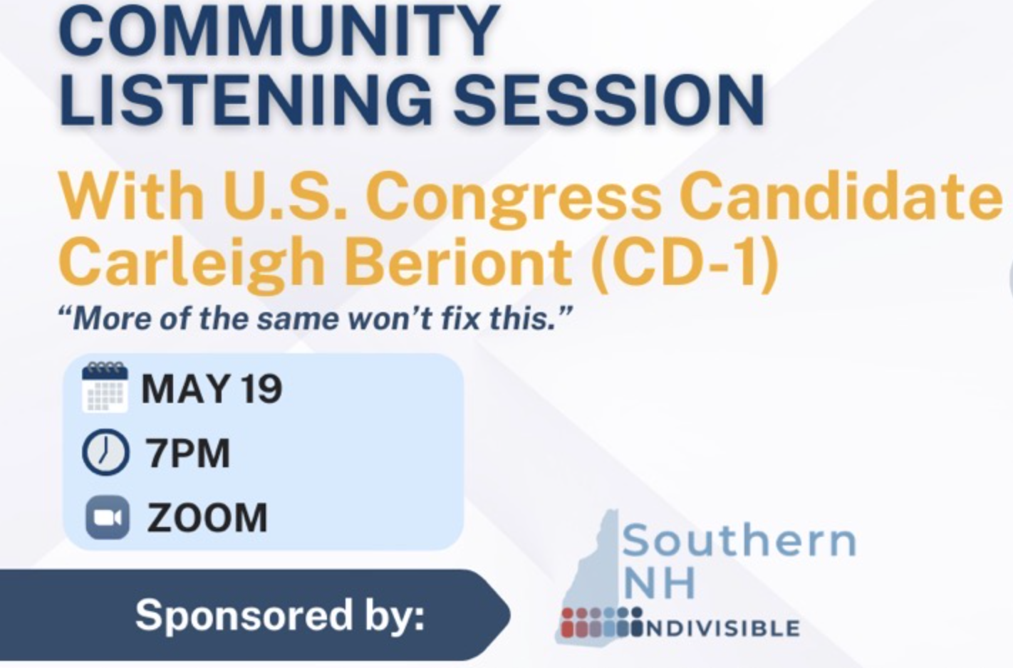 Video: Southern NH Indivisible Listening Session
