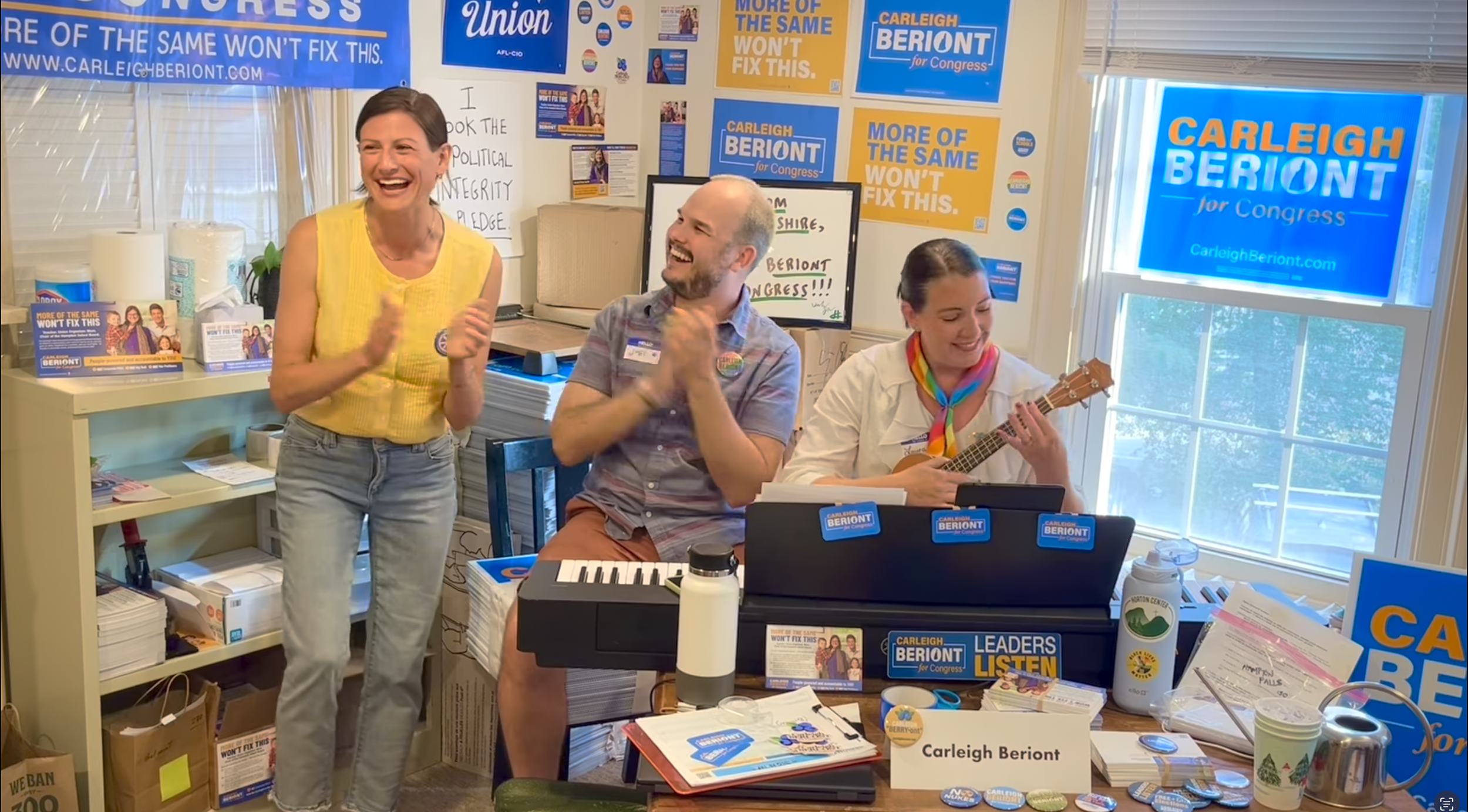 Live from Hampton Falls: A tiny desk concert! 
