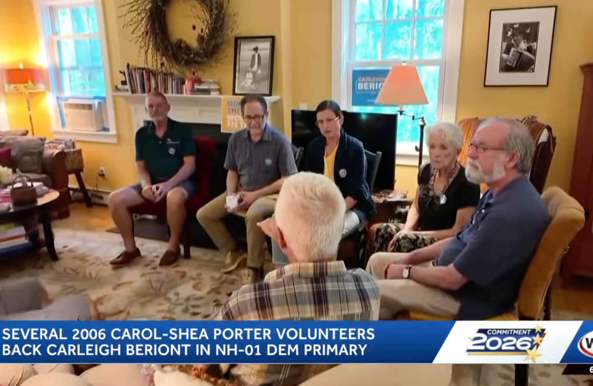 WMUR: Several 2006 Carol Shea-Porter Volunteers back Carleigh Beriont