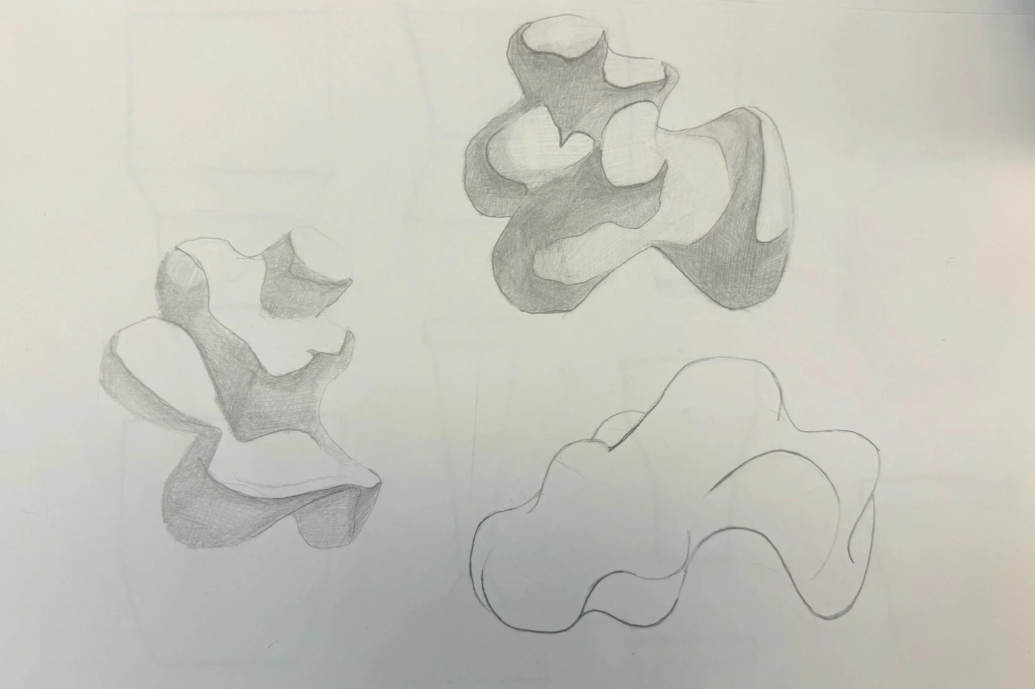 form exploration in sketching