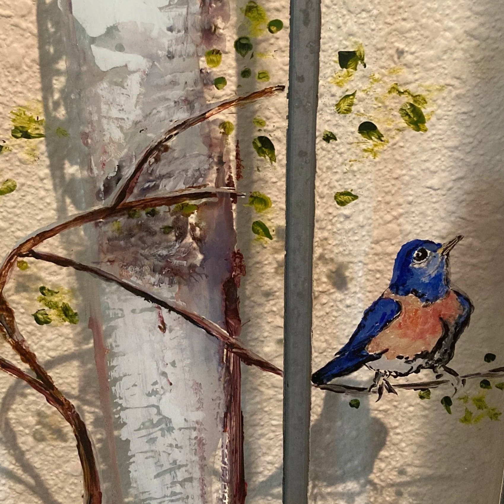 Acrylic on Glass