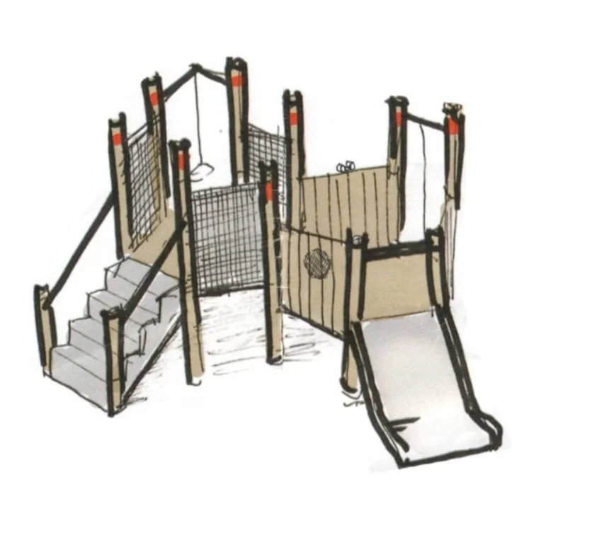 Wooden Play Structure 