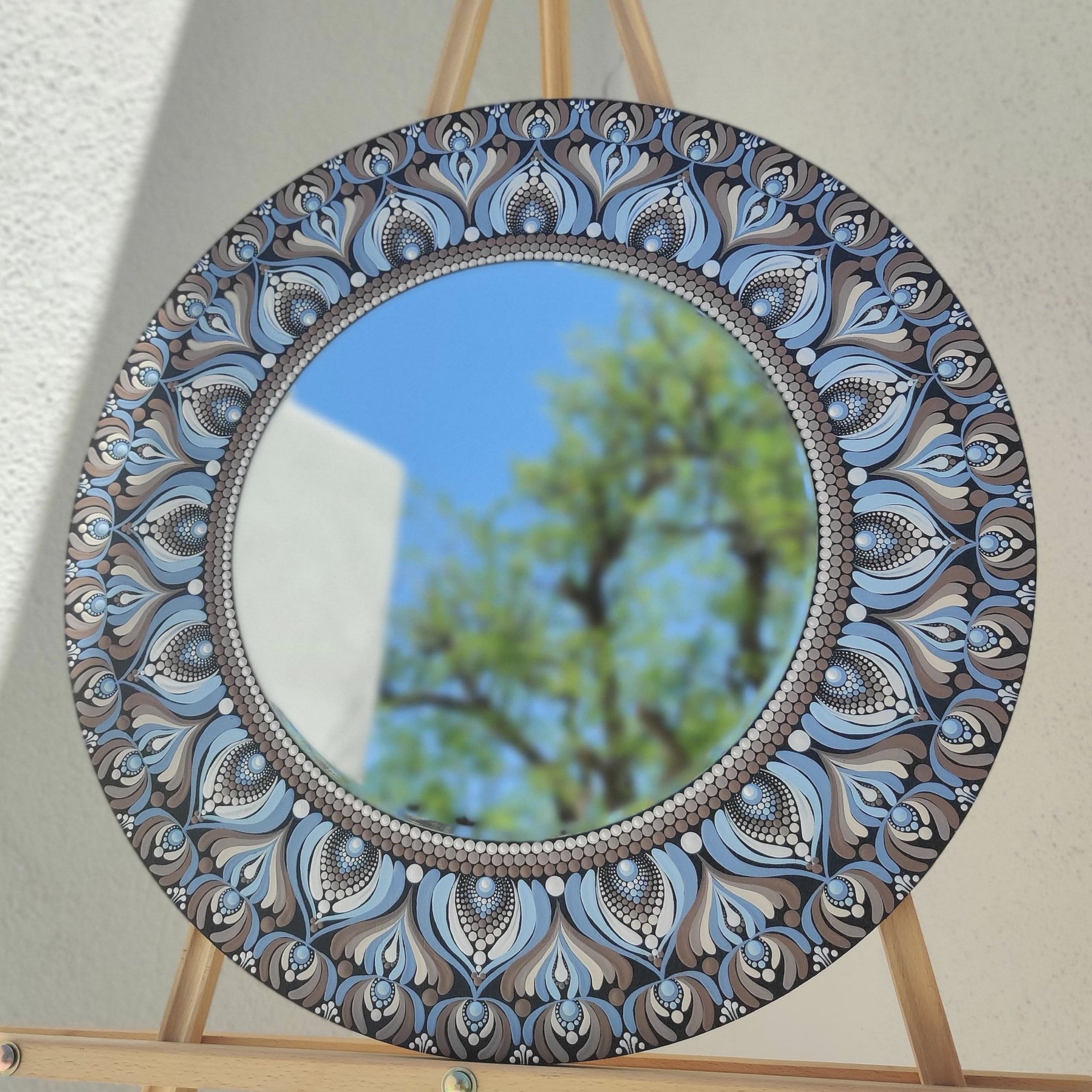 The Winter Shores Mandala Mirror
