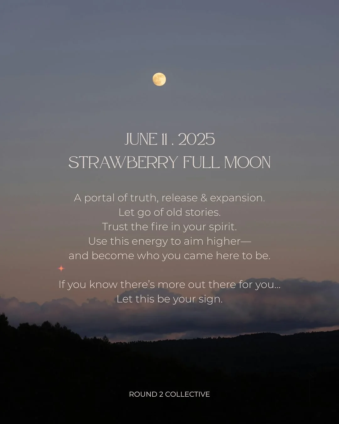 🌕✨ Strawberry Full Moon in Sagittarius | June 11 ✨🌕
A moon kissed by wildness and wisdom, this Strawberry Full Moon ripens under the sign of Sagittarius &mdash; the seeker, the truth-teller, the flame in the dark.
This is no ordinary lunation. It&r