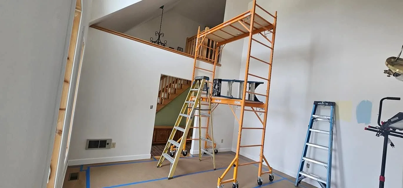 Professional Interior Painting – High Ceilings, Clean Lines, and a Flawless Finish
From tall two-story walls to detailed trim work, this project highlights our ability to handle complex interior painting with precision and care. Proper prep, scaffold