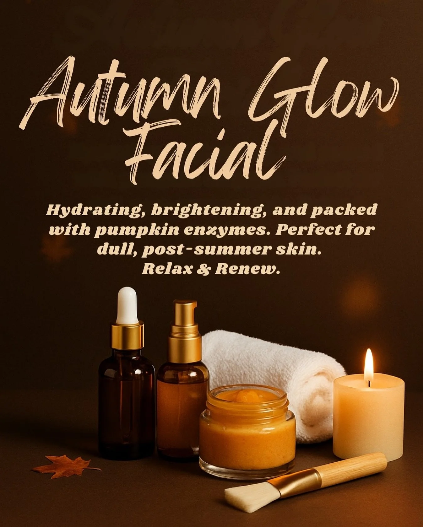 ✨ 𝗔𝗨𝗧𝗨𝗠𝗡 𝗚𝗟𝗢𝗪 𝗙𝗔𝗖𝗜𝗔𝗟 ✨
𝗕𝗿𝗶𝗴𝗵𝘁𝗲𝗻, 𝗵𝘆𝗱𝗿𝗮𝘁𝗲, 𝗮𝗻𝗱 𝗿𝗲𝗻𝗲𝘄 𝘆𝗼𝘂𝗿 𝘀𝗸𝗶𝗻 𝘁𝗵𝗶𝘀 𝗳𝗮𝗹𝗹 𝘄𝗶𝘁𝗵 𝗼𝘂𝗿 𝘀𝗶𝗴𝗻𝗮𝘁𝘂𝗿𝗲 𝘀𝗲𝗮𝘀𝗼𝗻𝗮𝗹 𝗳𝗮𝗰𝗶𝗮𝗹 &mdash; 𝗶𝗻𝗳𝘂𝘀𝗲𝗱 𝘄𝗶𝘁𝗵 𝗽𝘂𝗺𝗽𝗸𝗶𝗻 𝗲𝗻𝘇𝘆𝗺?