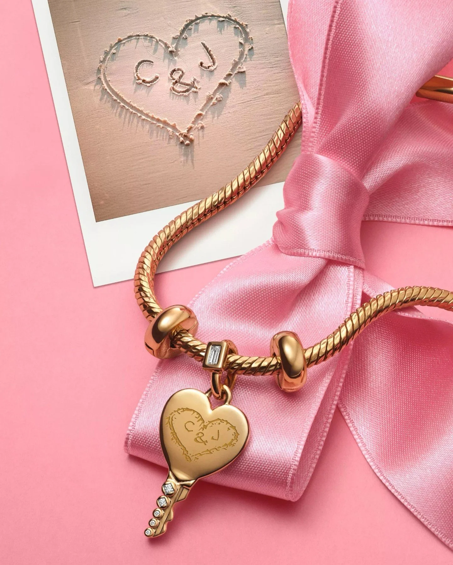 Soft romance, gilded in gold. 💗✨ Timeless elegance in the smallest details &mdash; where love feels effortless and luxury speaks quietly. 

#SoftLuxury #HighFashionMood #LuxuryAesthetic #GoldenDetails #ValentineElegance #RomanticMinimalism #PinkSilk