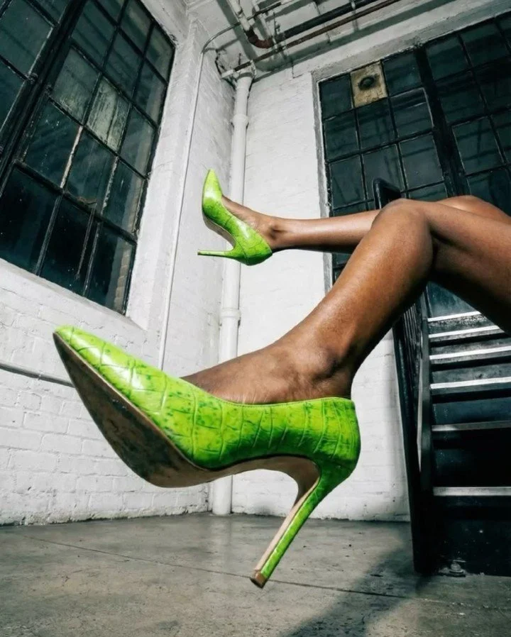 Stepping into bold energy. When the heels are loud, the confidence follows.

#StatementHeels #BoldStyle #FashionEdge #StreetEditorial #PowerStyle