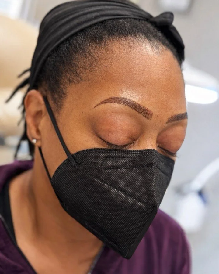 Wake up with perfect brows. ✨

Microblading is a semi-permanent brow technique that uses tiny, hair-like strokes to fill in sparse areas and create natural-looking, fuller brows. It&rsquo;s perfect for anyone who wants more definition, shape, and sym