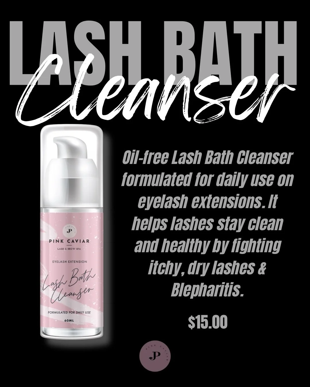 If your lashes don&rsquo;t last&hellip; it&rsquo;s probably your aftercare 😬

Dirty lashes = poor retention, irritation, and gaps way too soon.

A quick lash bath daily keeps your lashes clean, full, and lasting longer ✨

$15 is a lot cheaper than a