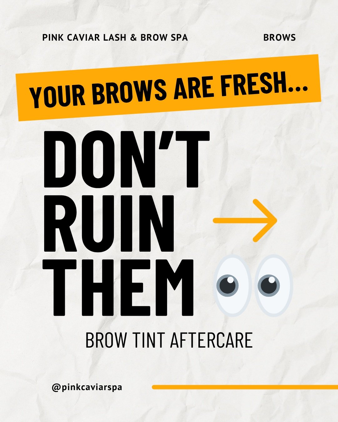 Your brows look good right now&hellip;
but what you do AFTER determines everything.

Slide through before you accidentally ruin them 👀

Most people don&rsquo;t even realize they&rsquo;re doing things that fade their tint faster&hellip;
and then wond