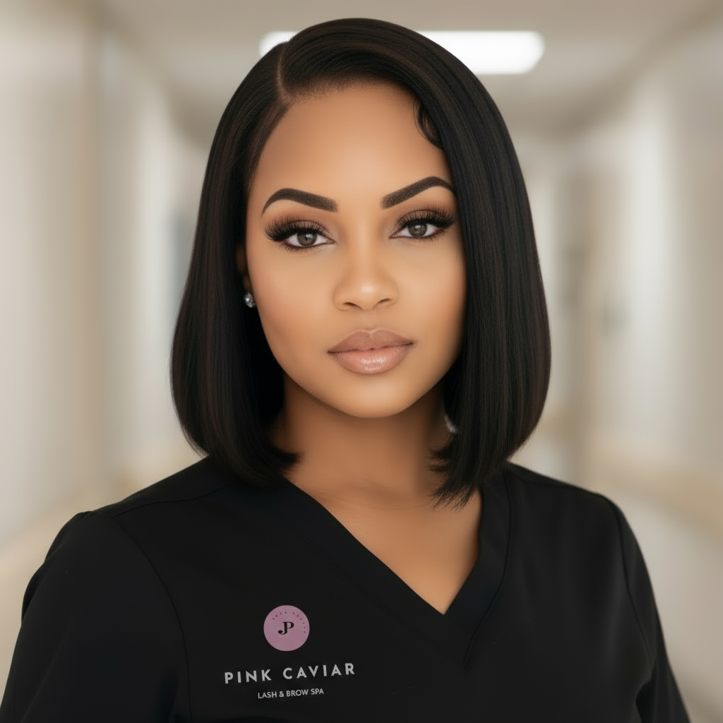 Cassieandre Jones the owner of Pink Caviar Lash & Brow Spa, Pink Caviar University, Pink Caviar LLC, and Slab Jones Trucking LLC.