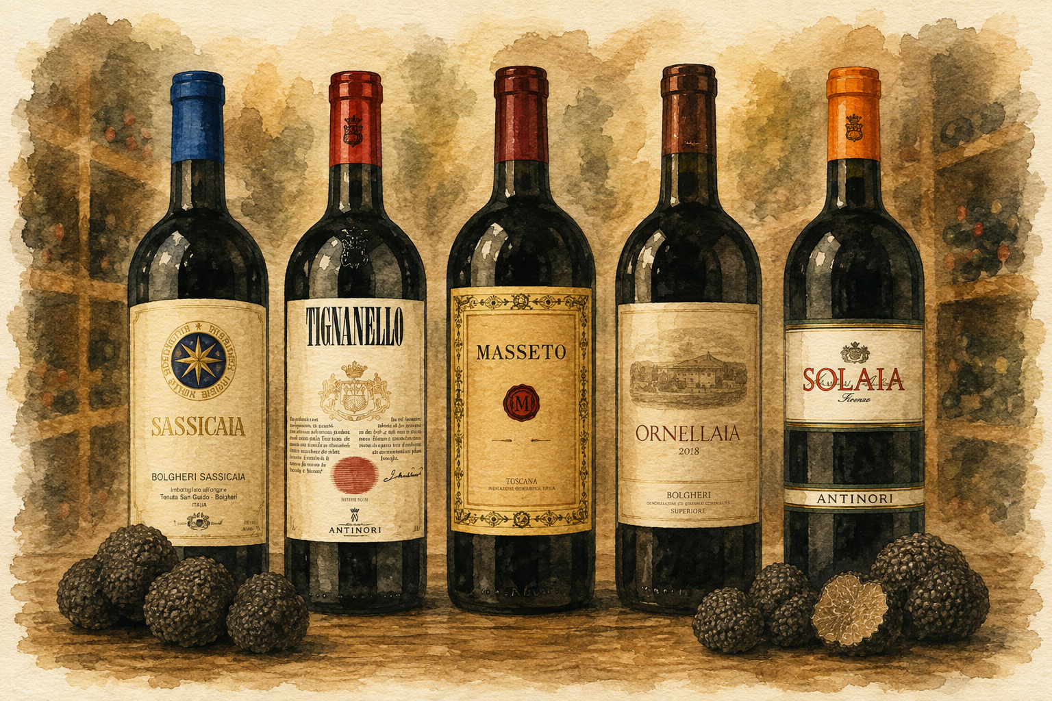 -aia / -ello / -eto /: A Tuscan Legends Dinner with Black Truffles