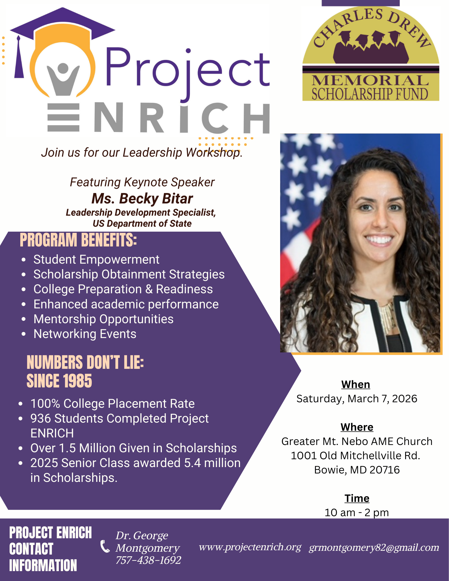 Leadership Training Workshop with Ms. Becky Bitar