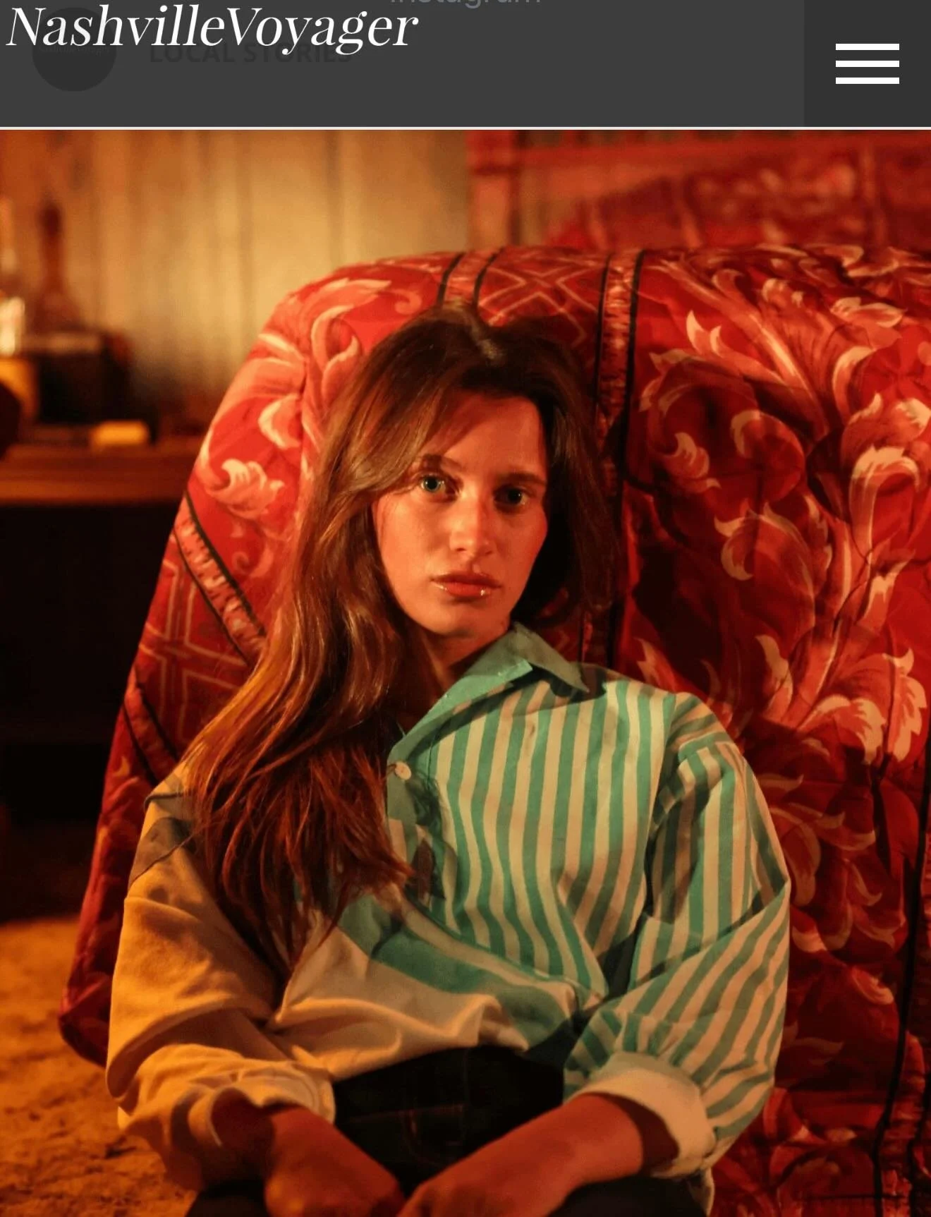 Thank you @nashvillevoyager 👼🏼 So fun talking authenticity and my journey on learning how to just be myself💕link in my bio!  #indie #indieartists #music