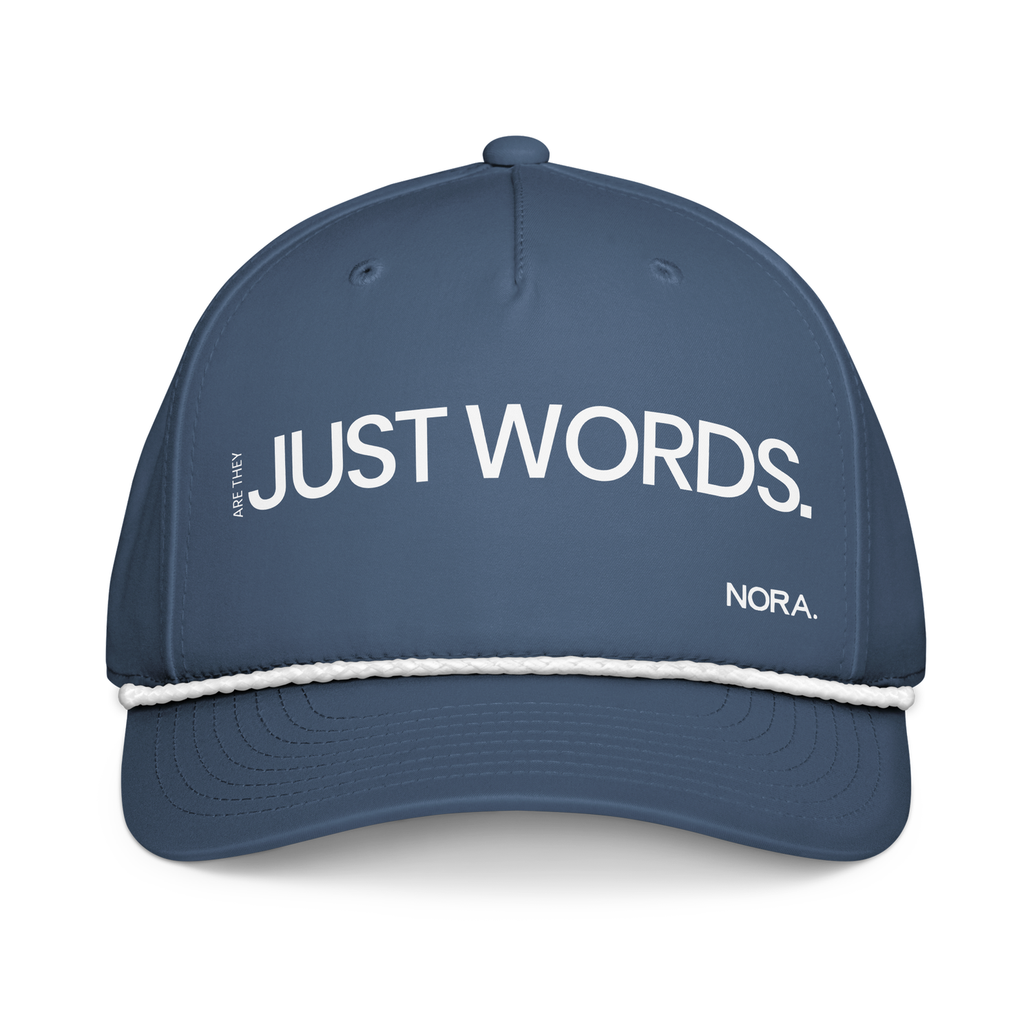 帽子 NORA CAP ARE THEY) JUST WORDS. Classic Rope Cap — NORA.