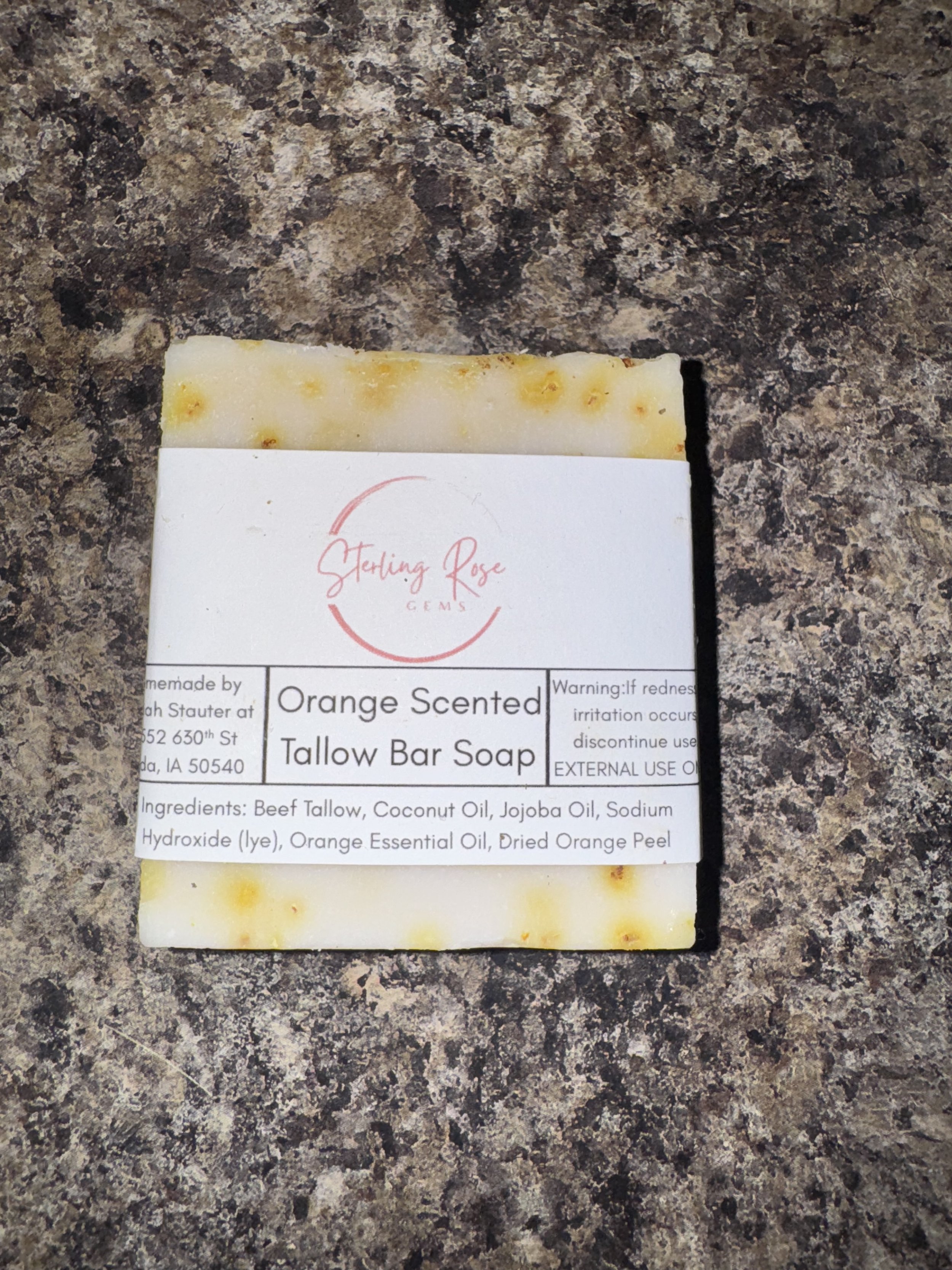 Orange Bar Soap