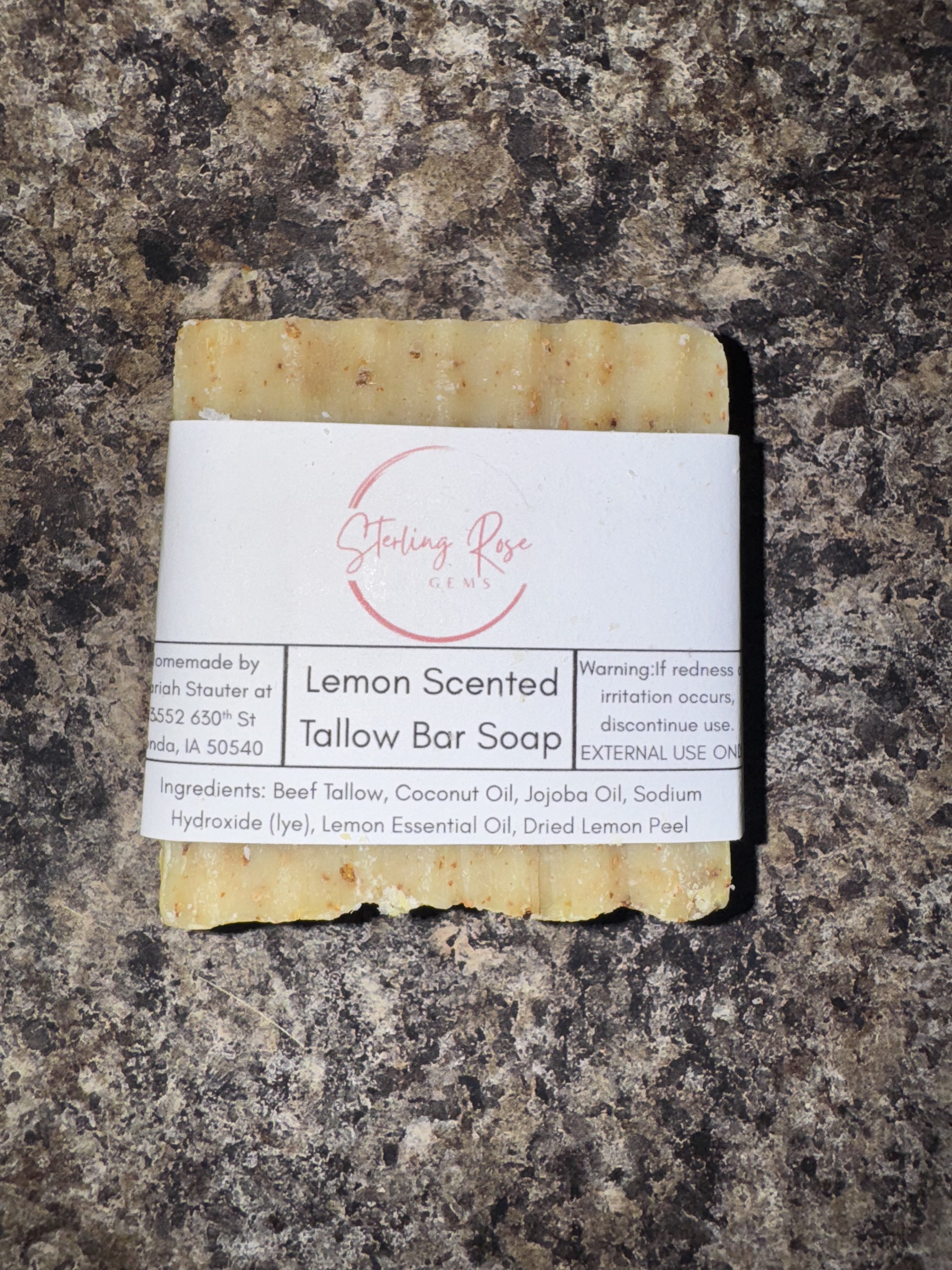 Lemon Bar Soap