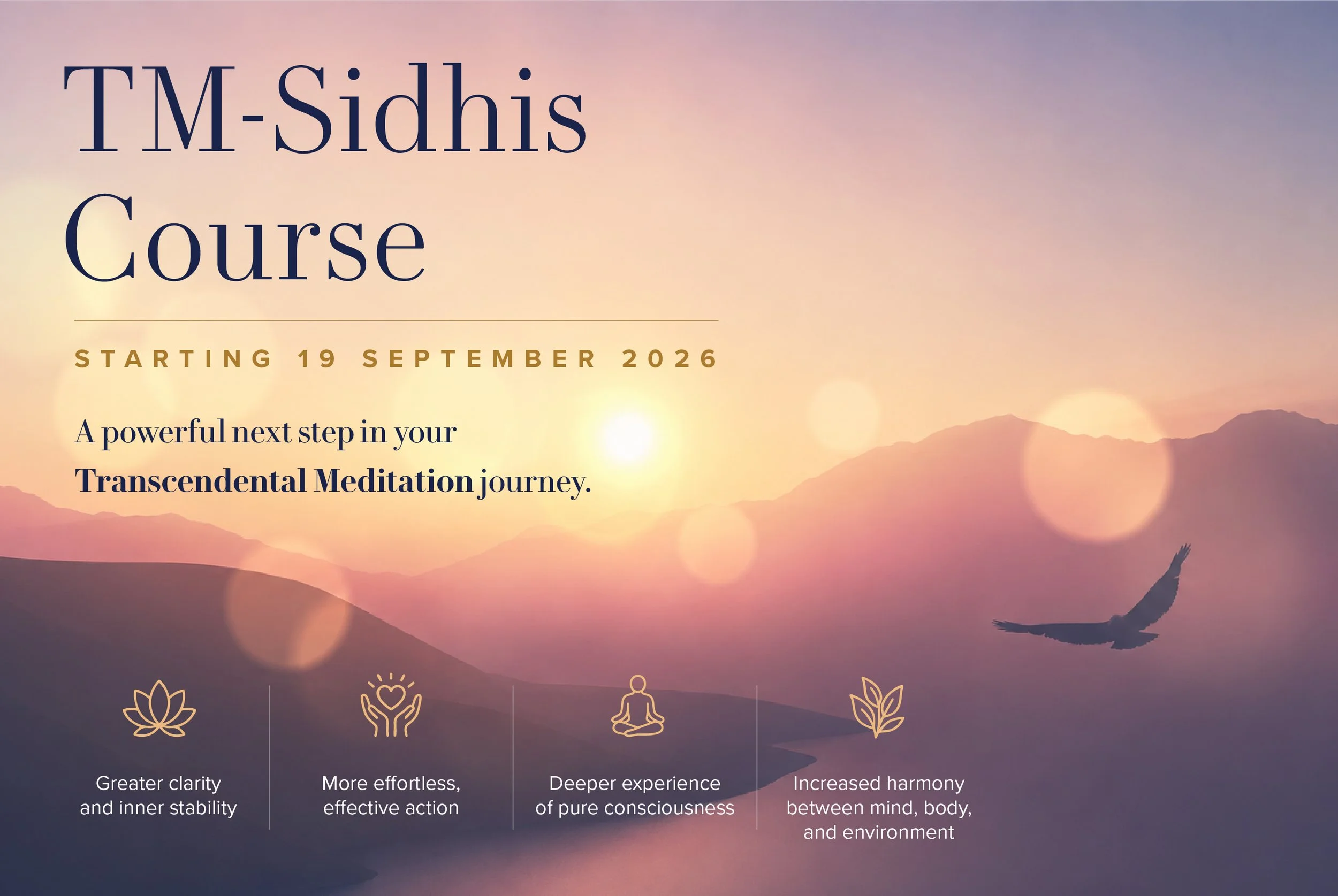 TM-Sidhi Course – September 2026