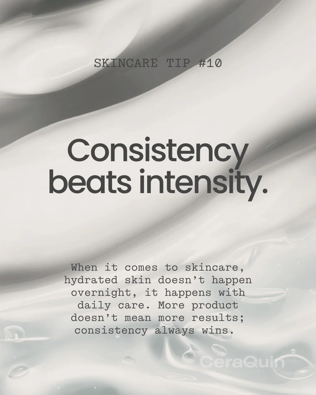 Good skin isn&rsquo;t built overnight, it&rsquo;s built one day at a time. ✨
Consistency, not intensity, creates lasting hydration and barrier strength. 💧

LINK IN BIO 🔗
.
.
.
#CeraQuin #Skin #SimpleSkincare #Glow #SkinHealth #HyaluronicAcid #skinc
