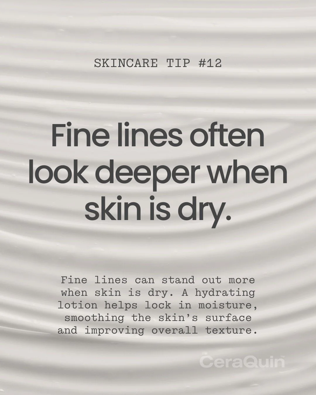 Skincare tip #11 💧
Fine lines can stand out more when skin is dry. A hydrating lotion helps lock in moisture, smoothing the skin&rsquo;s surface and improving overall texture.
LINK IN BIO 🔗
.
.
.
#CeraQuin #Skin #SimpleSkincare #Glow #SkinHealth #H