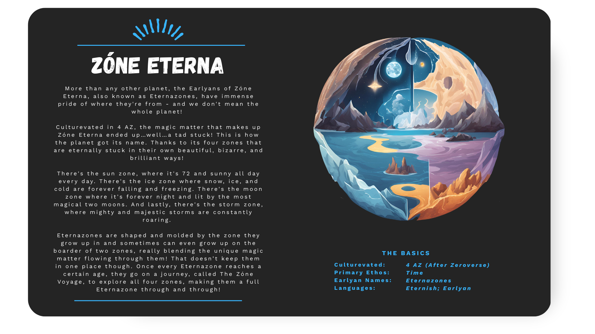 Zóne Eterna Information Card 1