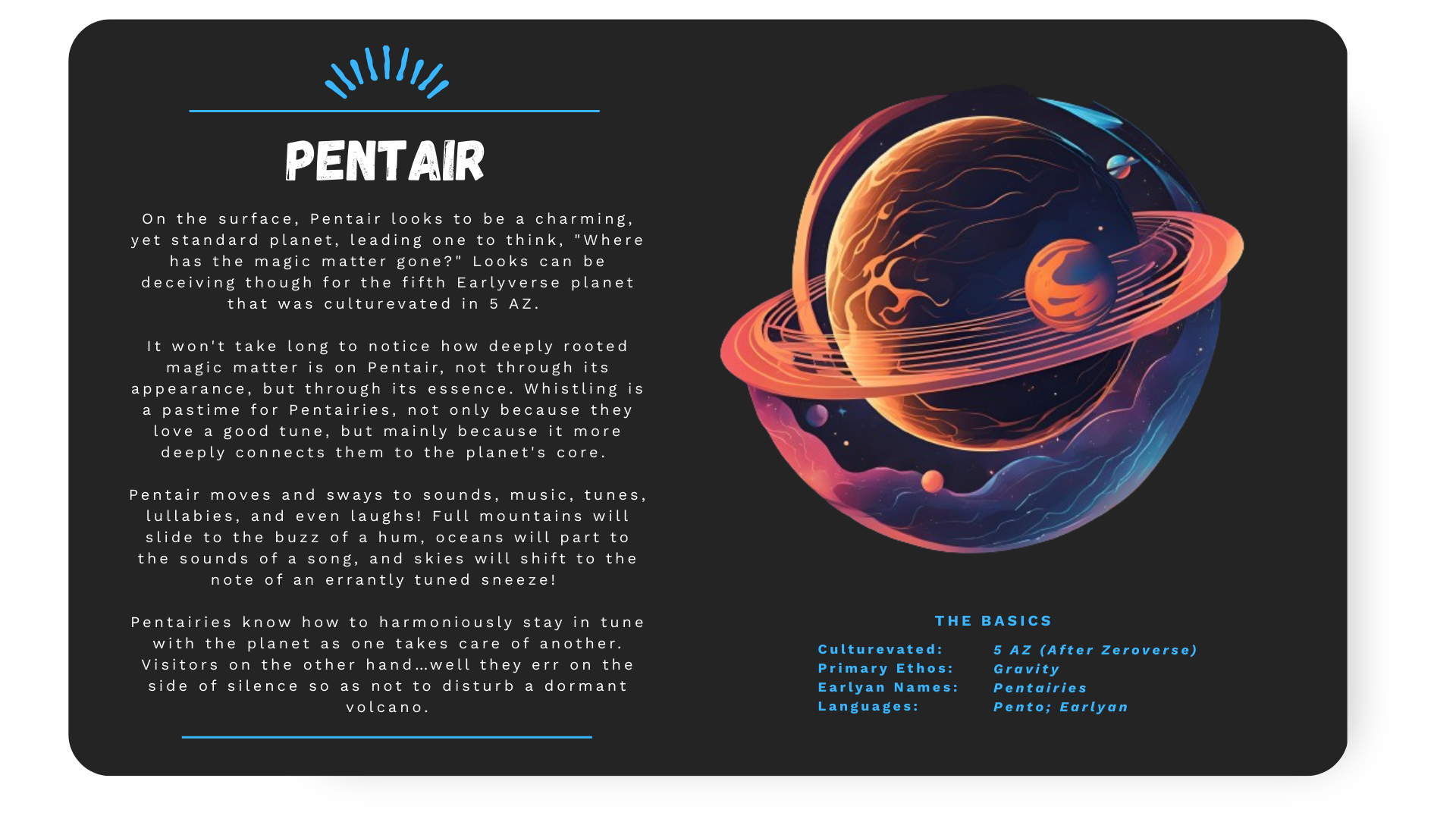 Pentair Information Card 1