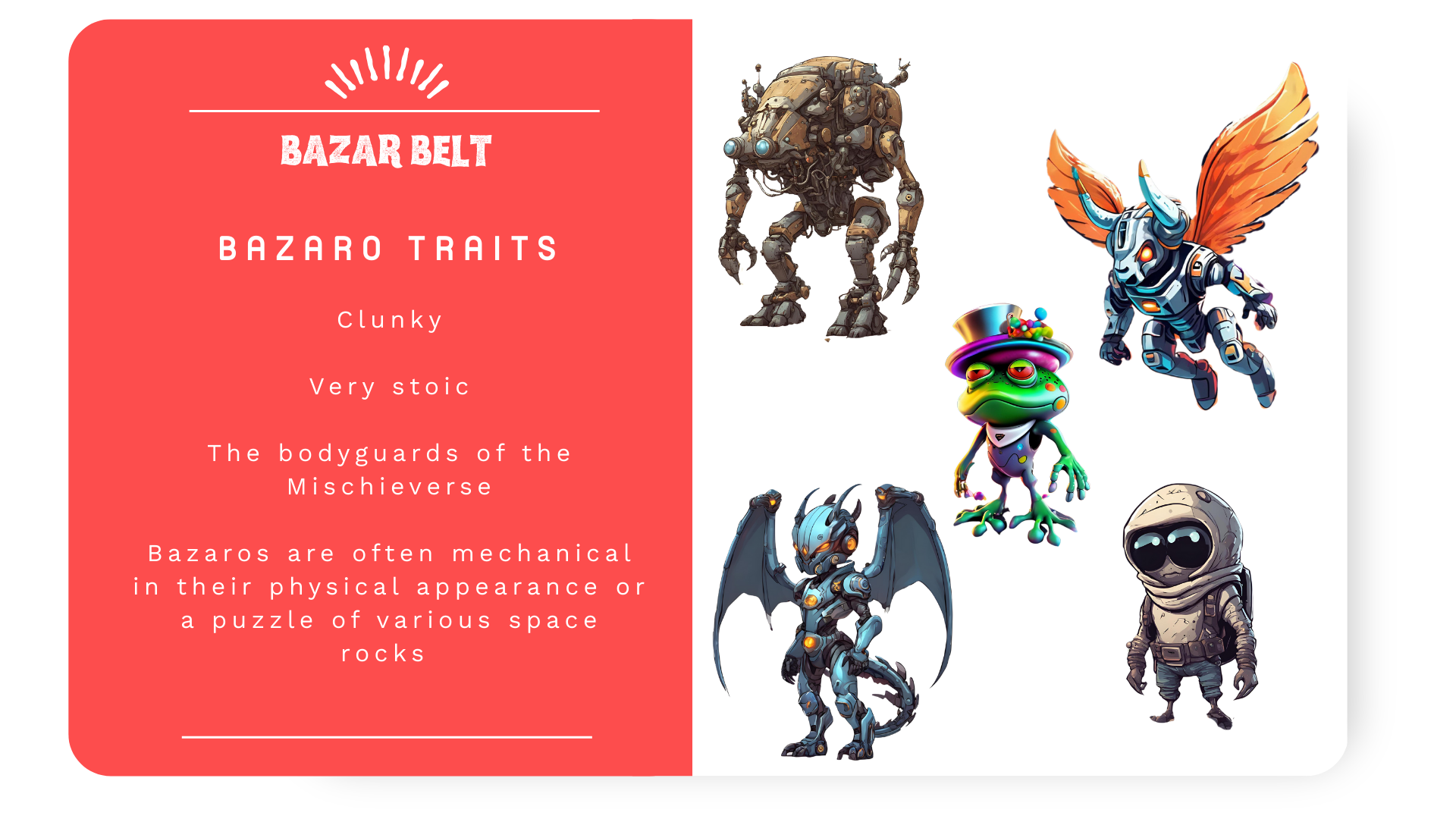 Bazar Belt Information Card 2