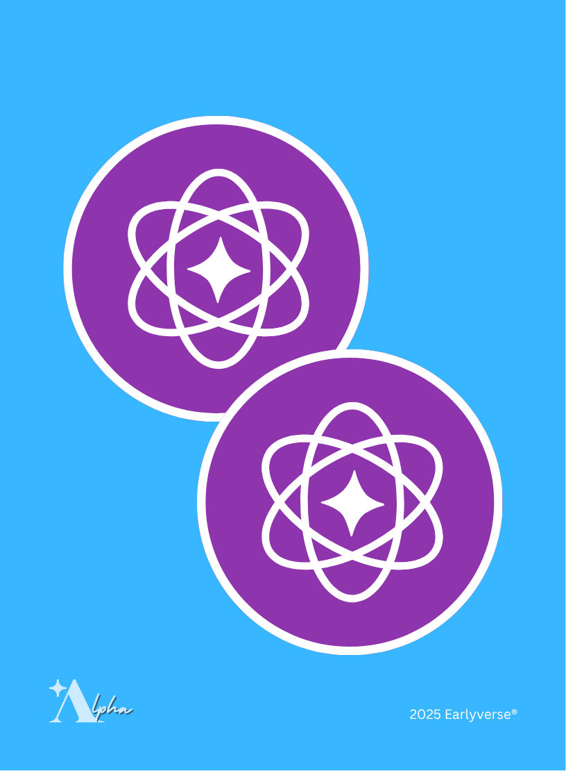 An Earlyverse card used for playing two magic matter with one card.