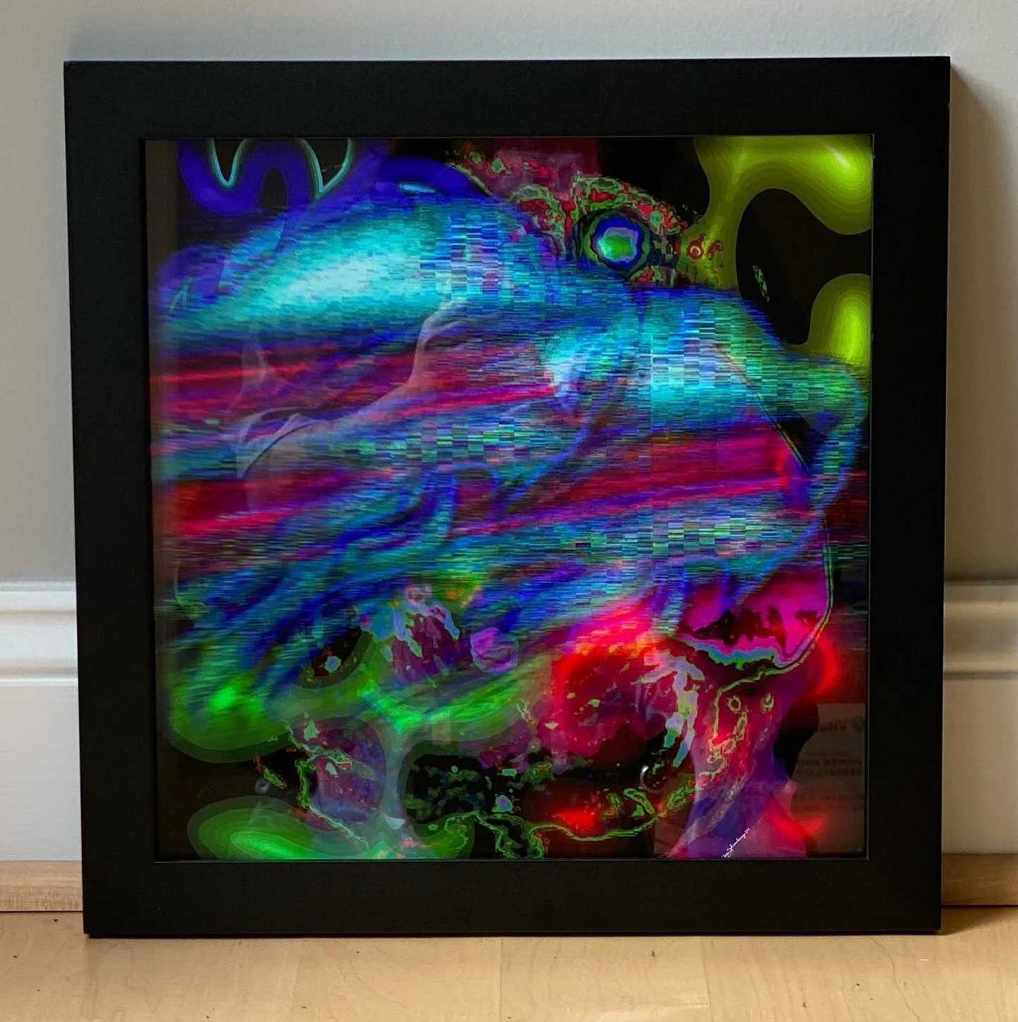 My first EVER commissioned art piece!! 
I cannot being to say how exciting creating this art piece was. It really gave me the chance to make something different and explore more colors.

12x12in, cotton metallic digital art print  #digitalart #art #c