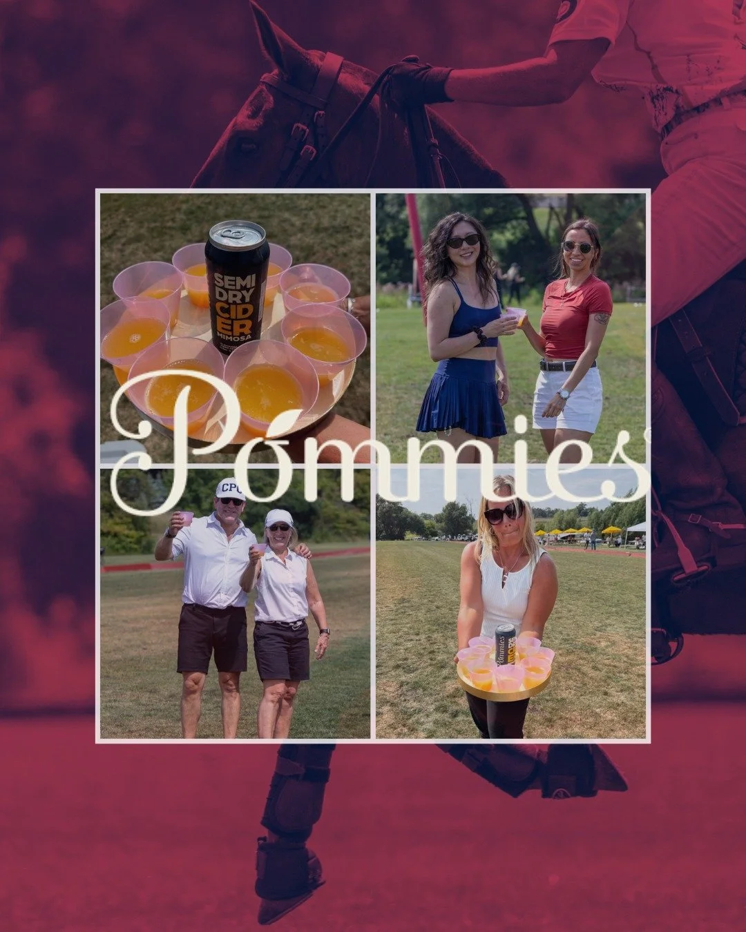 We&rsquo;re thrilled to announce that Pommies is returning as our Divot Stomp Sponsor for this year&rsquo;s event! 

Their delicious cider, crafted from Ontario apples, offers pure crisp flavor in every sip. 🍏 

Mark your calendars for August 15th, 