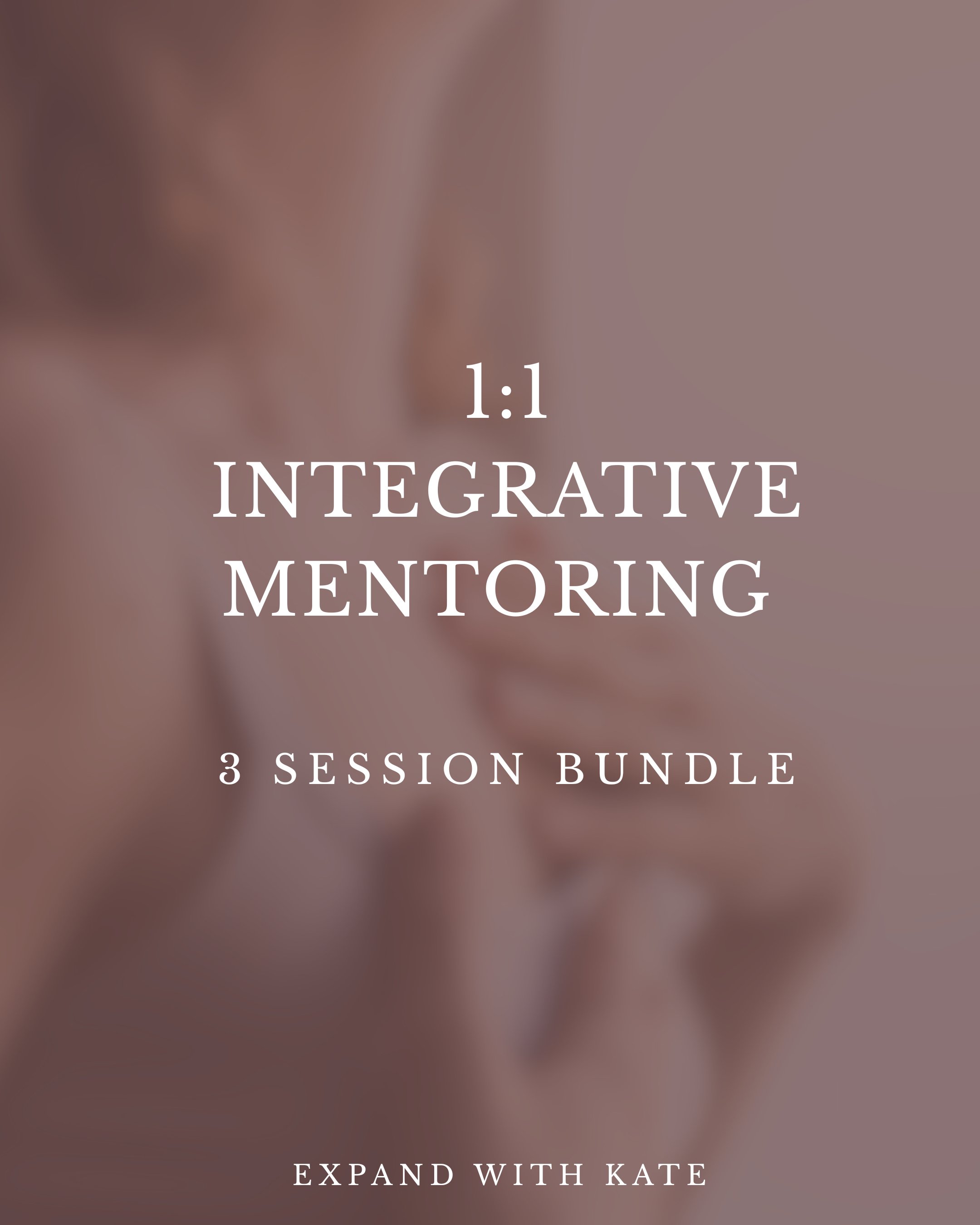1:1 Mentoring - 3 Session Bundle